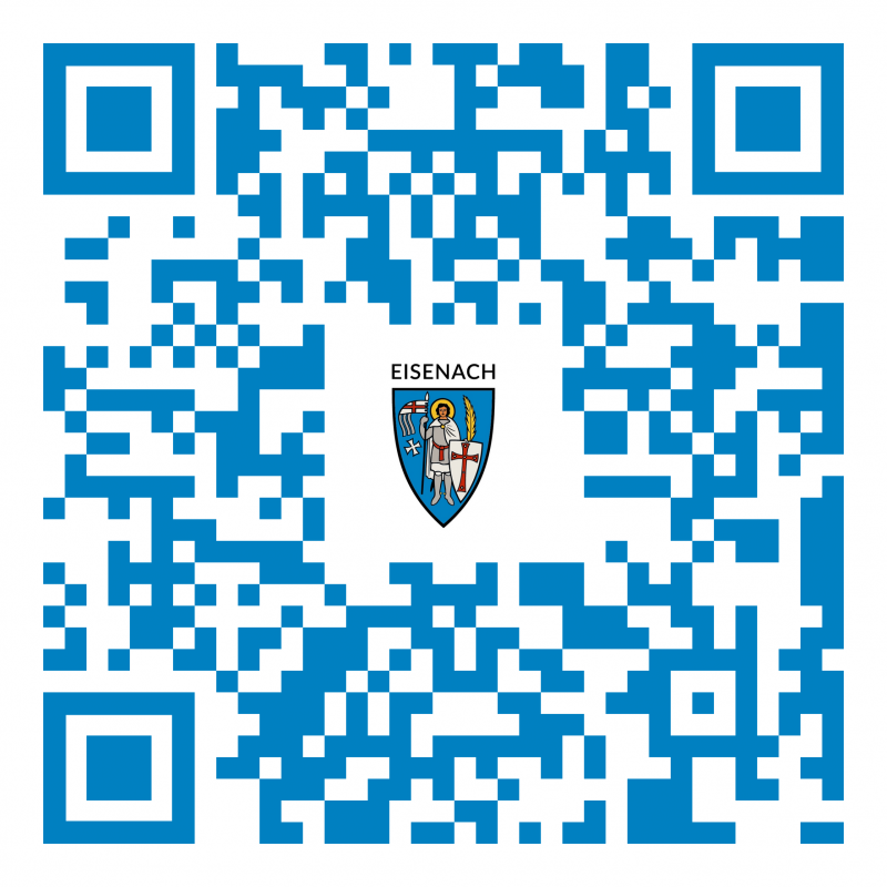 QR-Code der Stadt Eisenach mit aktuellen Informationen zum Festumzug